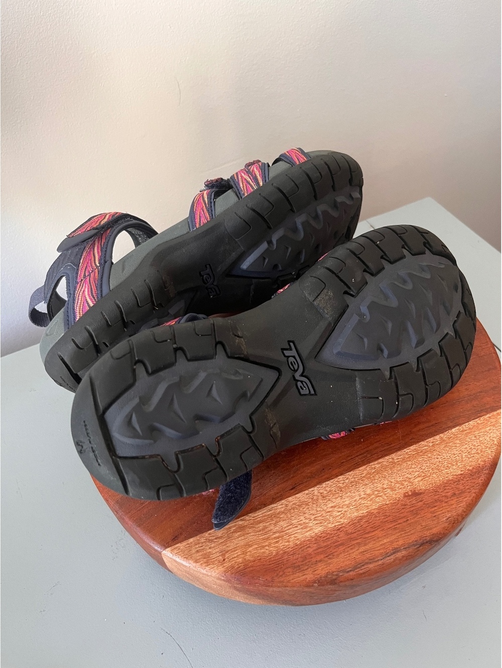 Teva Women’s Tirra Sandals Size 7.5 Palms Indigo Rose - Picture 4 of 6